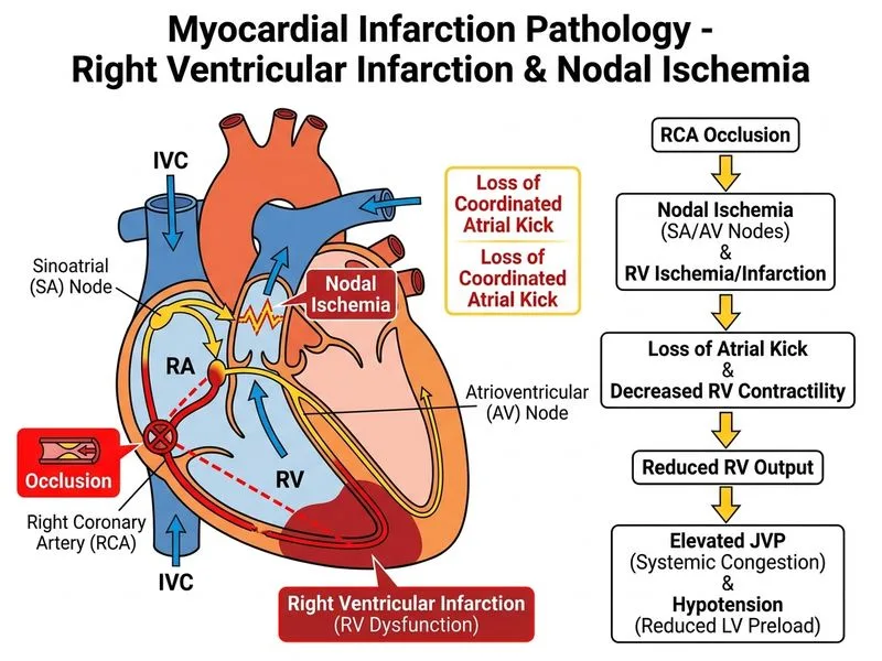 Myocardial Infarction Pathology diagram