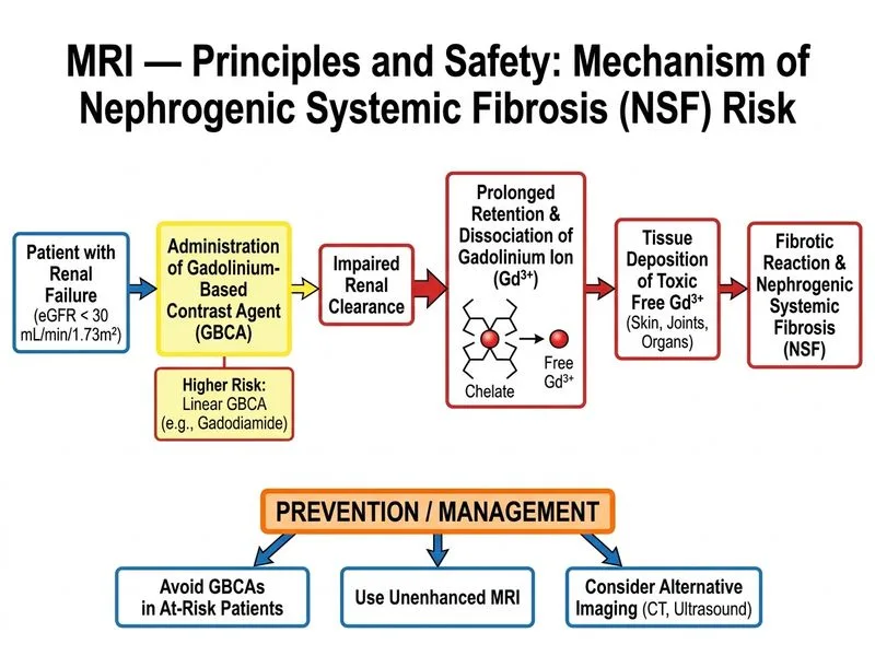 MRI — Principles and Safety diagram