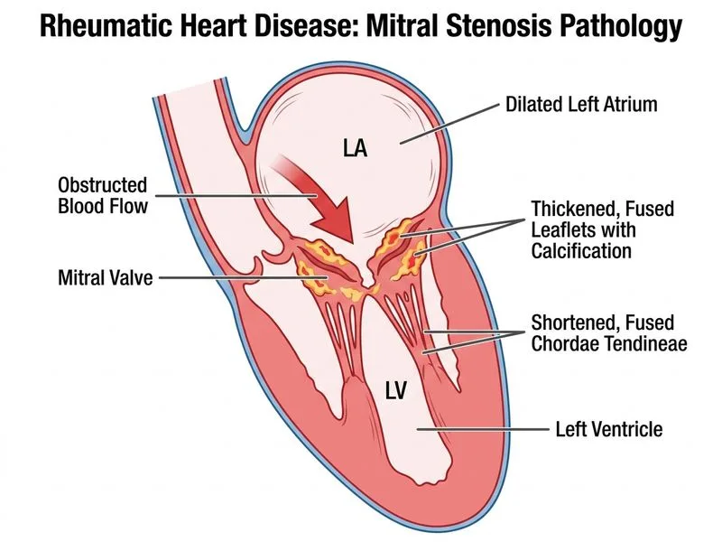 Rheumatic Heart Disease diagram