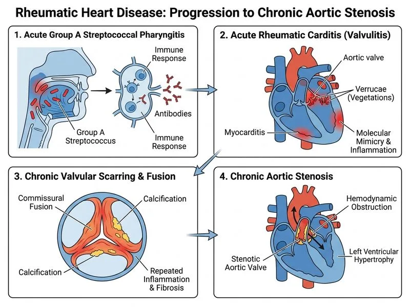 Rheumatic Heart Disease diagram