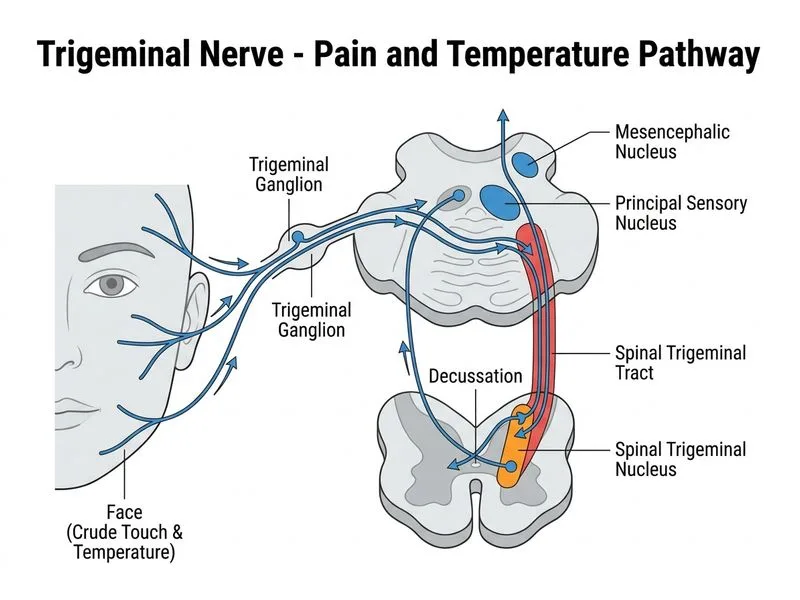 Trigeminal Nerve diagram
