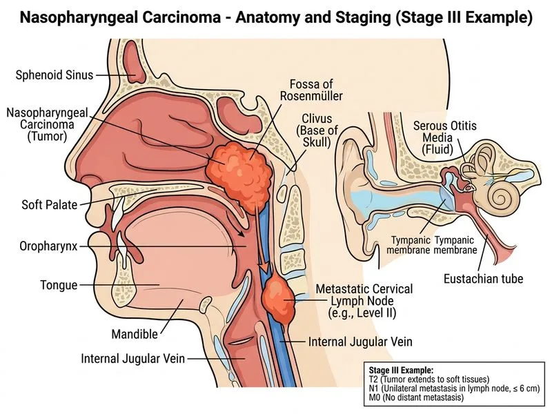 Nasopharyngeal Carcinoma diagram
