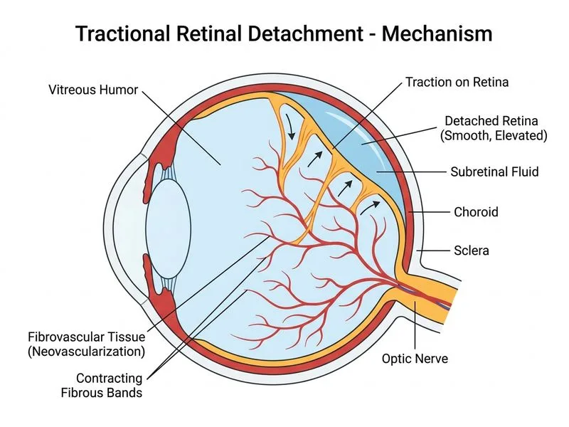 Retinal Detachment diagram