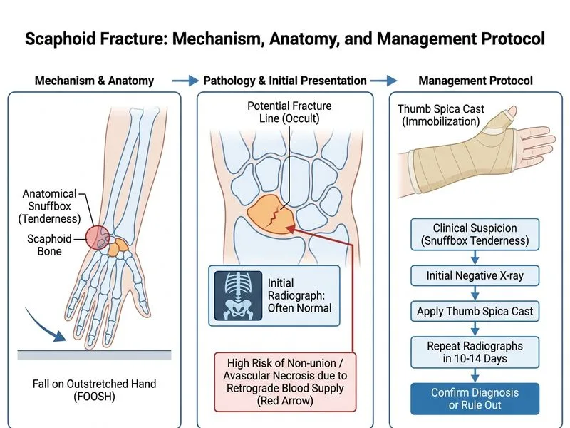Scaphoid Fracture diagram