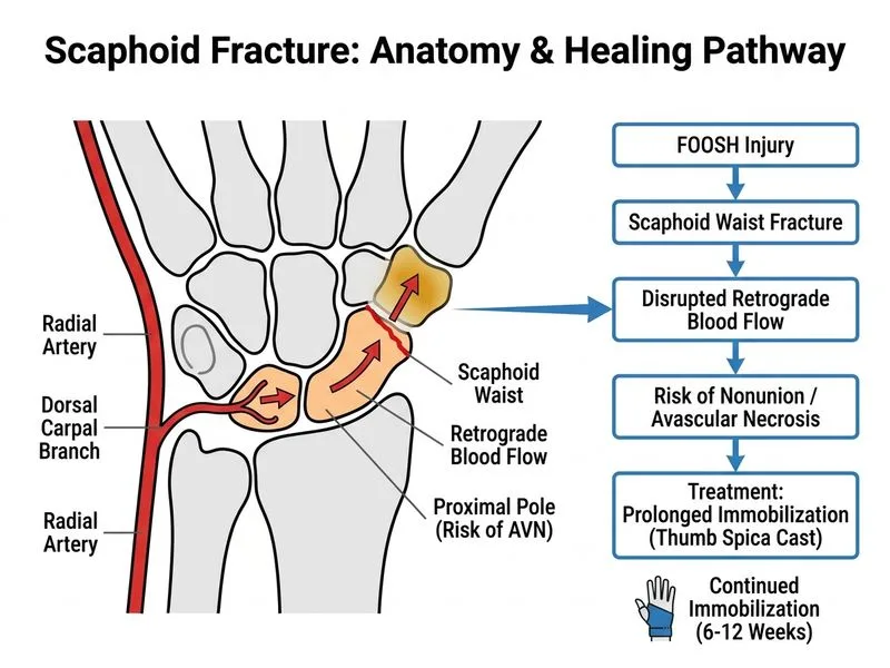 Scaphoid Fracture diagram
