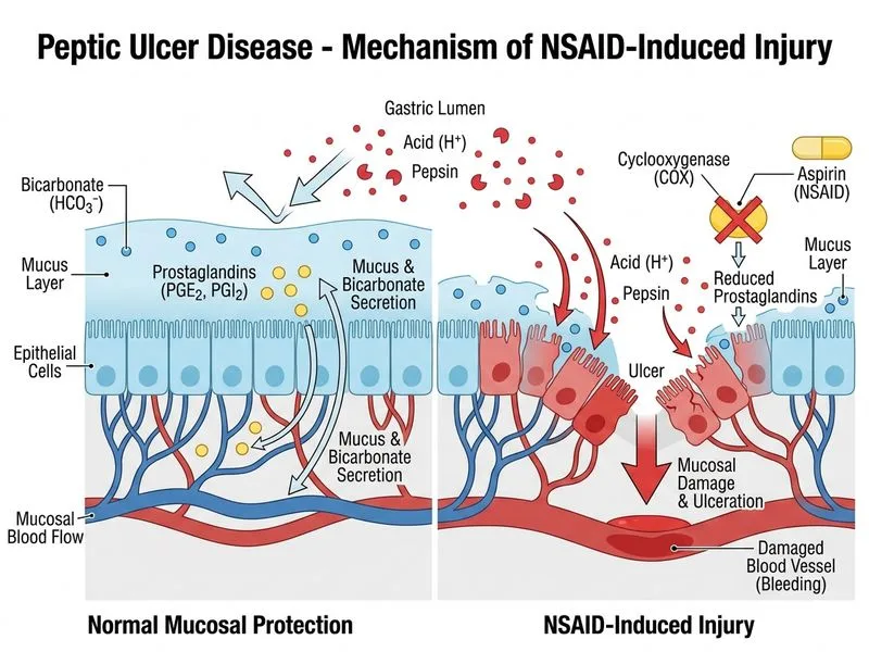 Peptic Ulcer Disease diagram