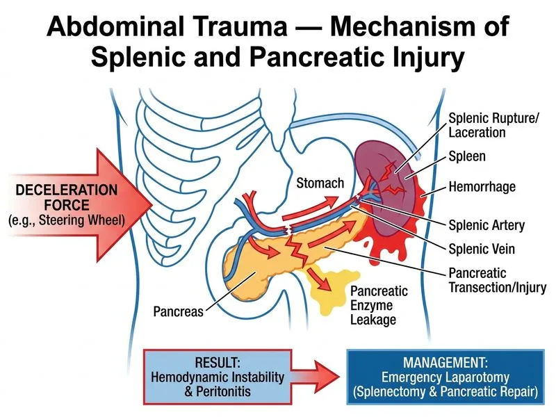 Abdominal Trauma — Specific Organ Injuries diagram