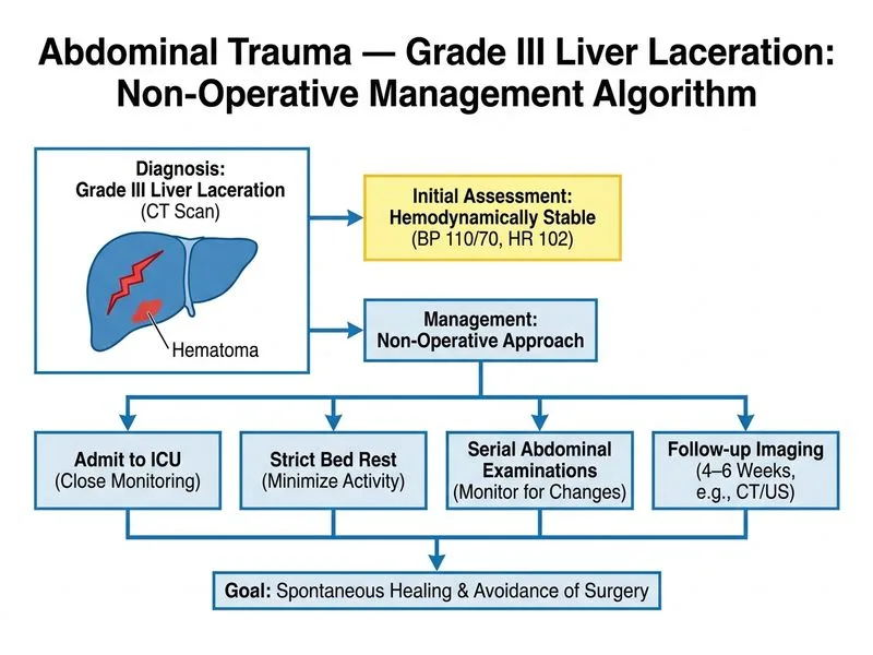 Abdominal Trauma — Specific Organ Injuries diagram