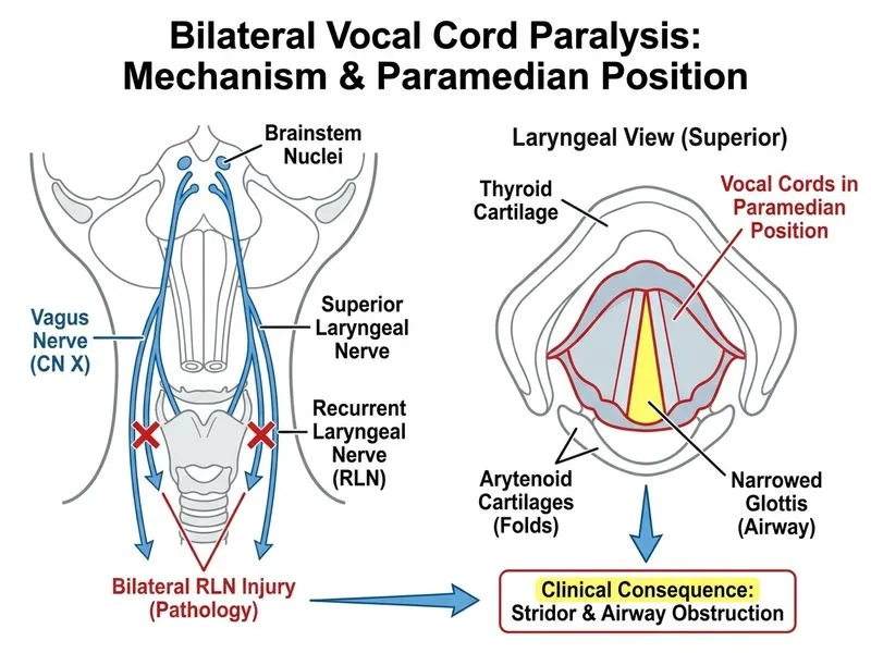 Vocal Cord Paralysis diagram