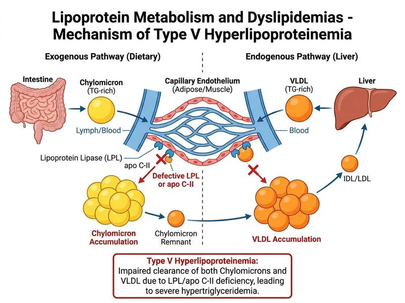 Lipoprotein Metabolism and Dyslipidemias diagram