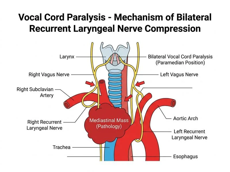 Vocal Cord Paralysis diagram