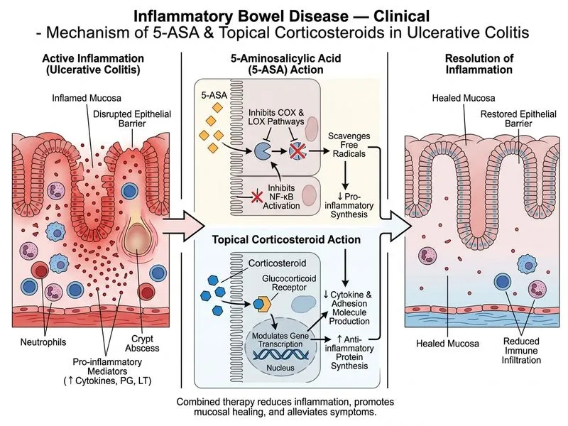 Inflammatory Bowel Disease — Clinical diagram