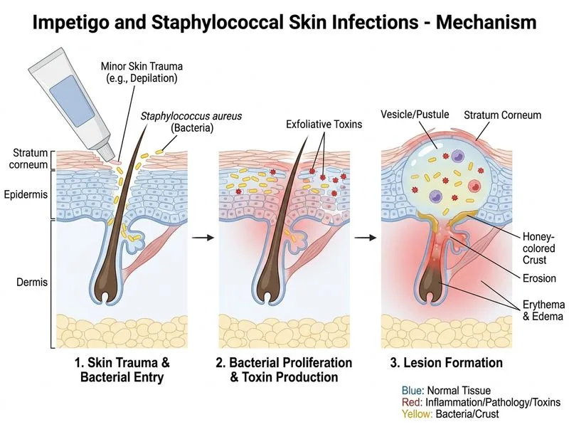 Impetigo and Staphylococcal Skin Infections diagram