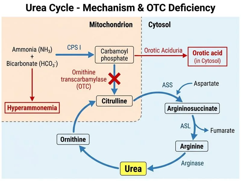 Urea Cycle diagram