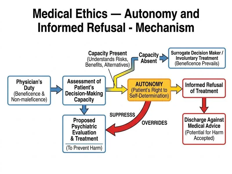 Medical Ethics — Autonomy and Informed Refusal diagram