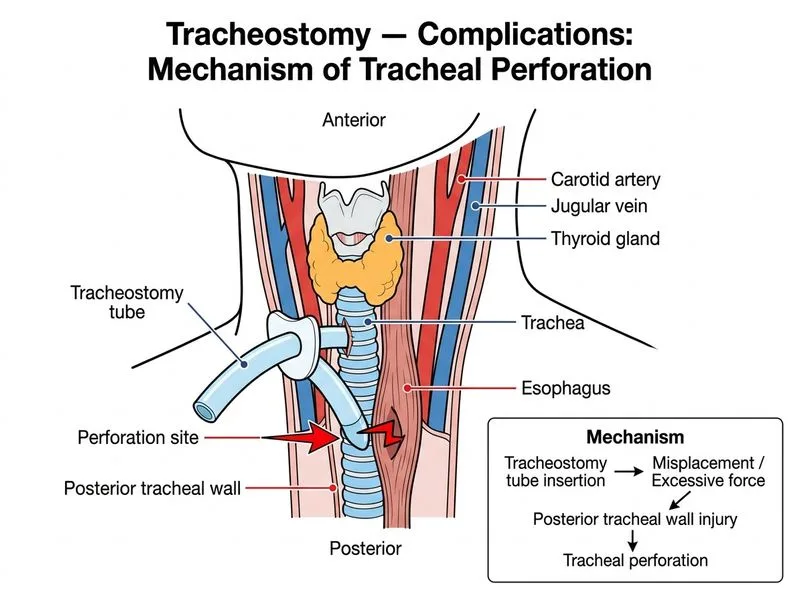Tracheostomy — Indications and Complications diagram