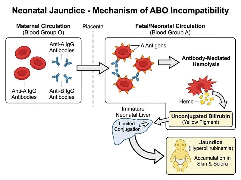 Neonatal Jaundice diagram