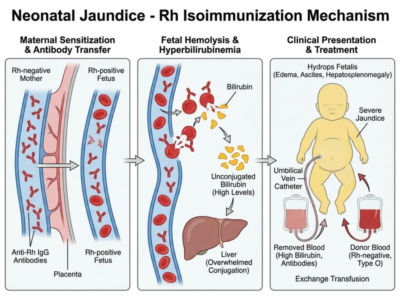 Neonatal Jaundice diagram
