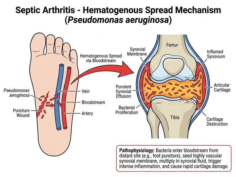 Septic Arthritis diagram