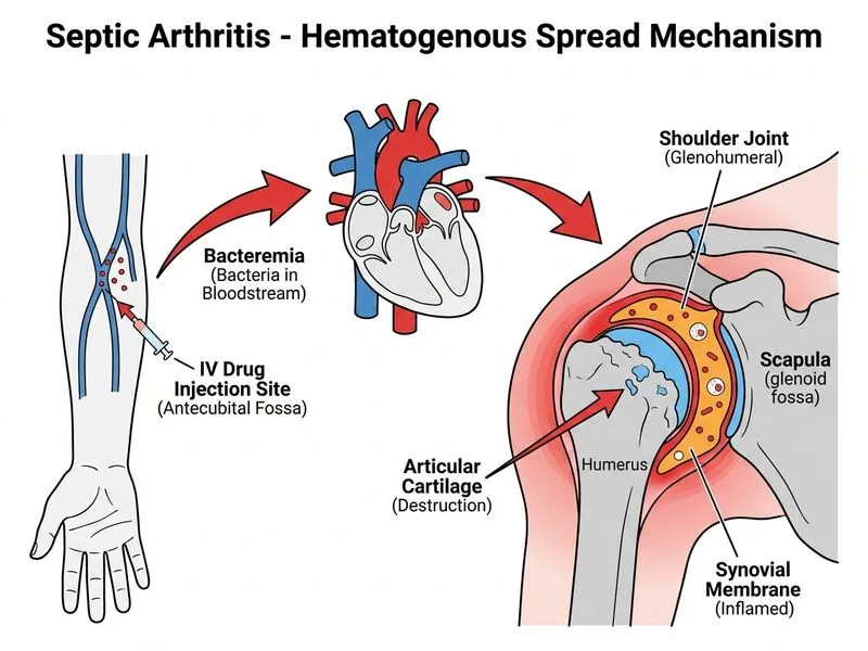 Septic Arthritis diagram