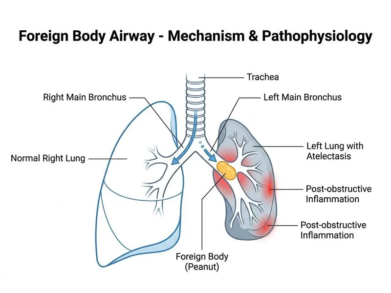 Foreign Body Airway diagram