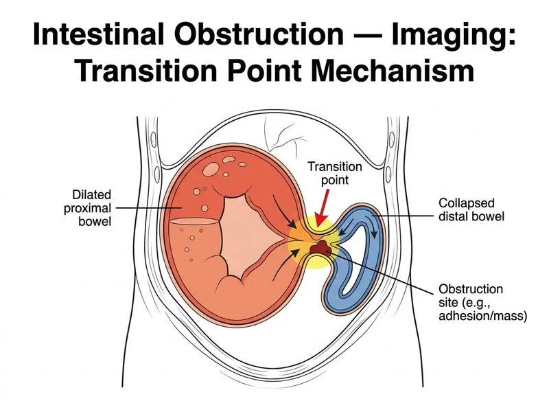 Intestinal Obstruction — Imaging diagram