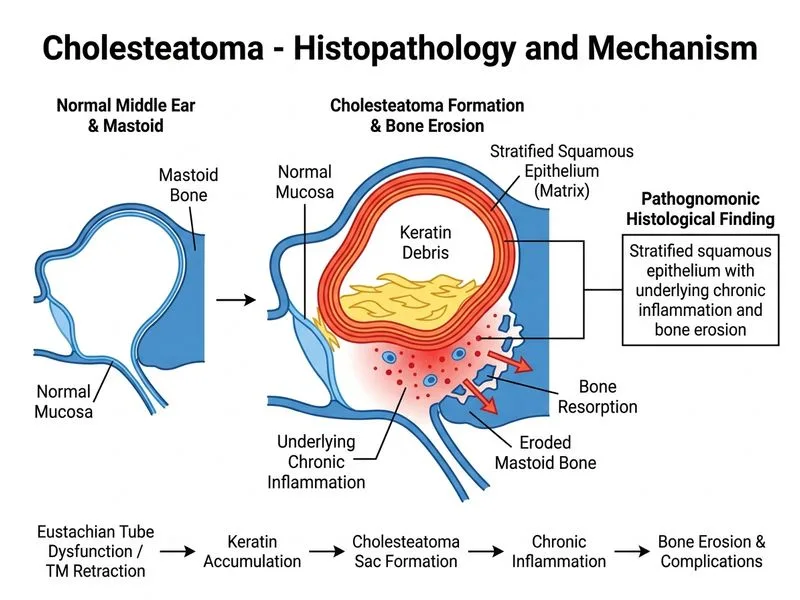 Cholesteatoma diagram
