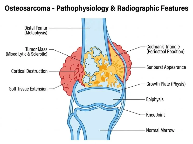 Osteosarcoma diagram