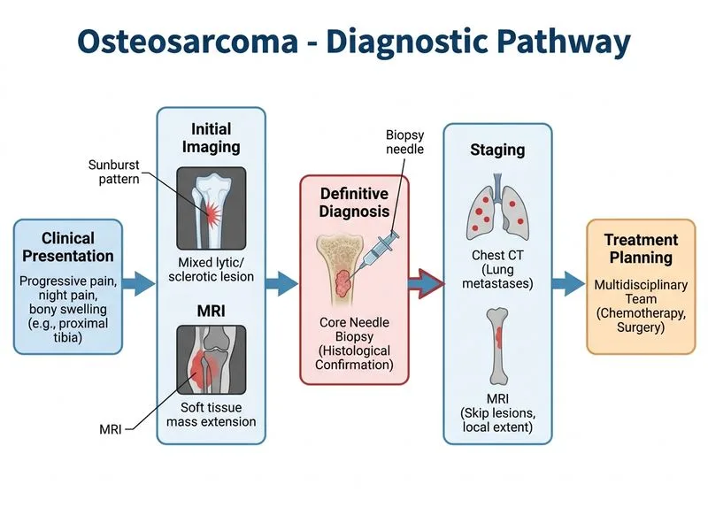 Osteosarcoma diagram