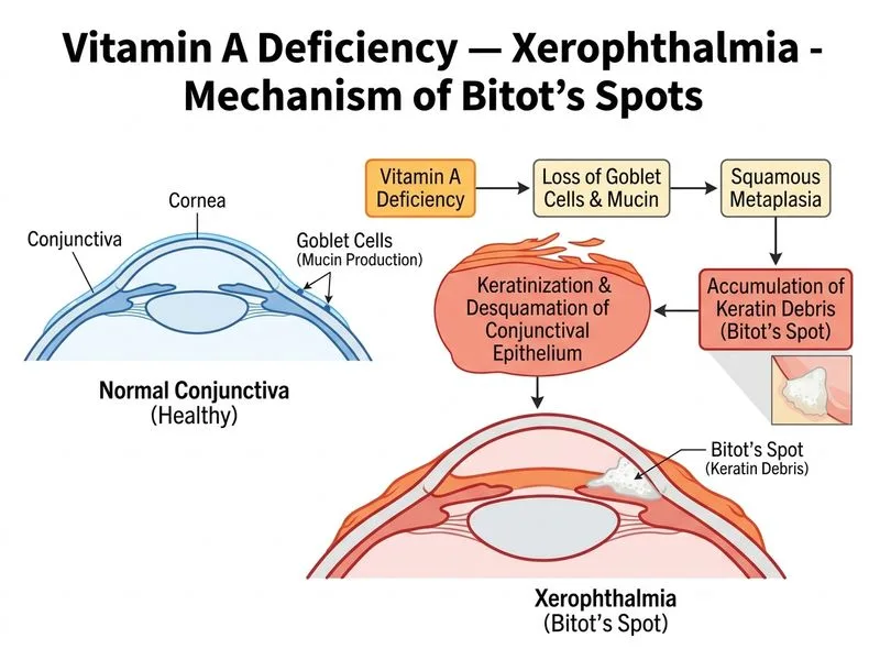 Vitamin A Deficiency — Xerophthalmia diagram