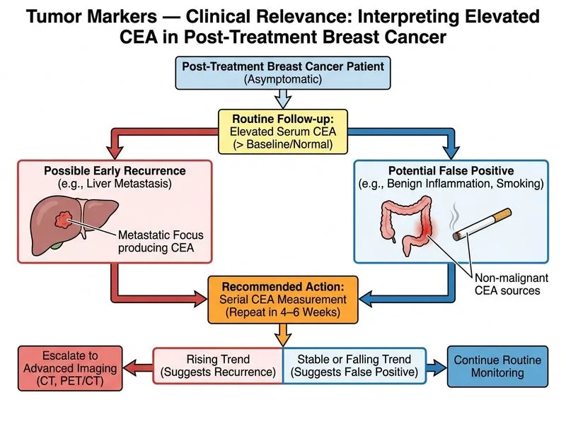 Tumor Markers — Clinical Relevance diagram