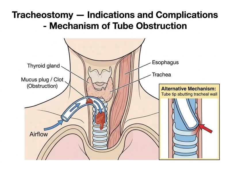 Tracheostomy — Indications and Complications diagram