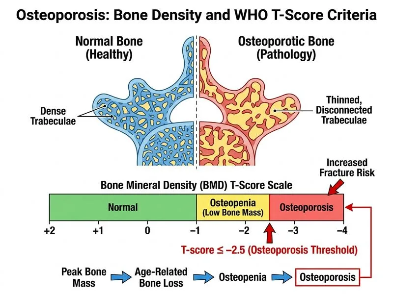 Osteoporosis diagram