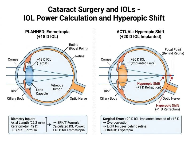 Cataract Surgery and IOLs diagram