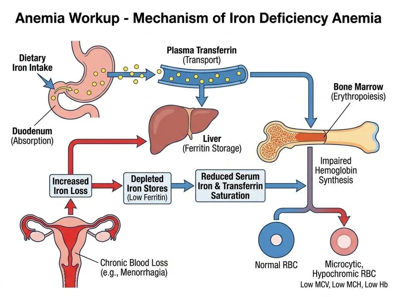 Anemia Workup diagram