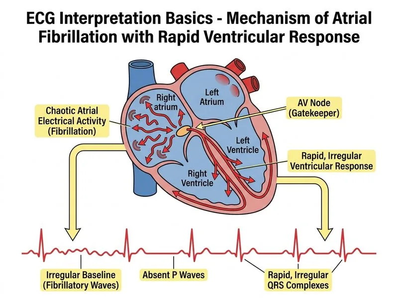 ECG Interpretation Basics diagram