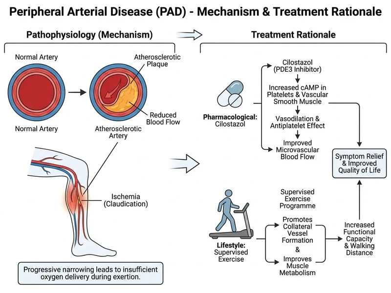 Peripheral Arterial Disease diagram