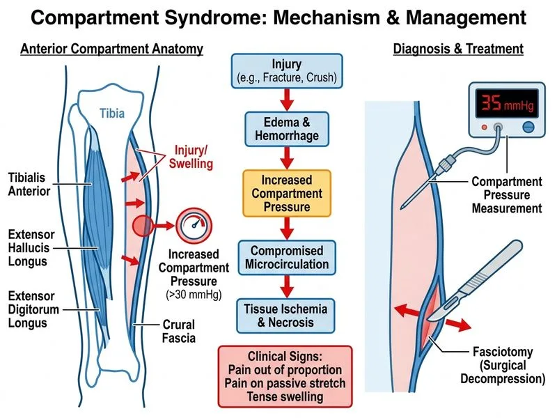 Compartment Syndrome diagram