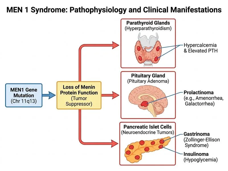 MEN Syndromes diagram