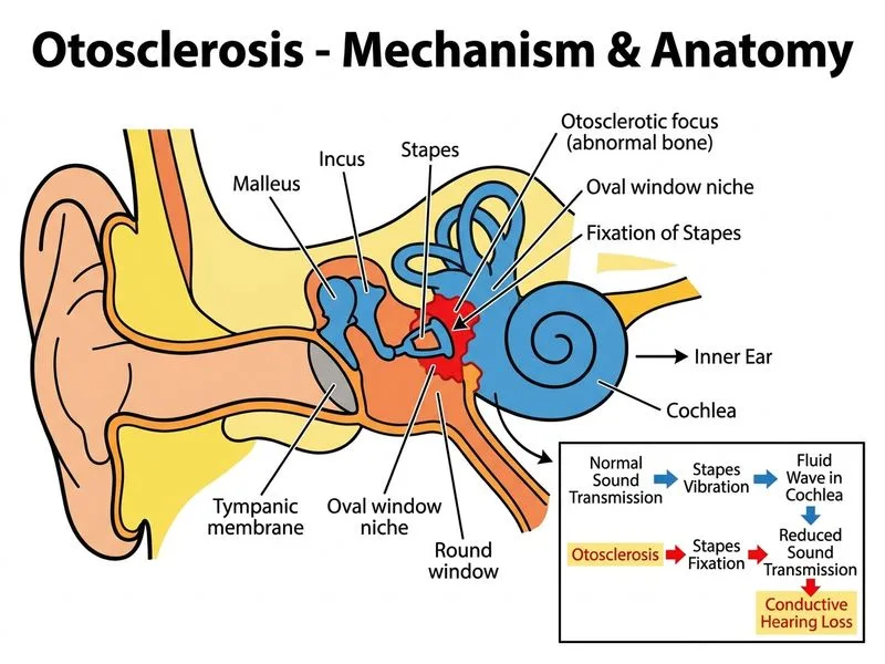 Otosclerosis diagram