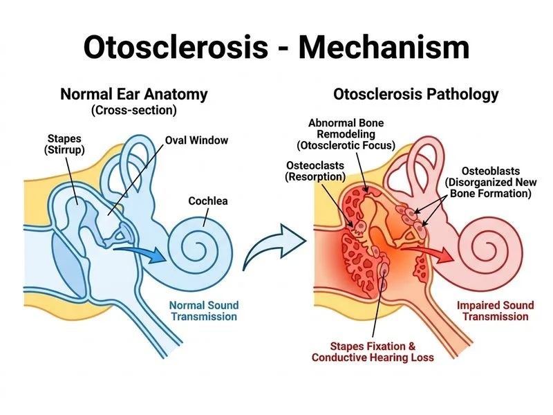 Otosclerosis diagram