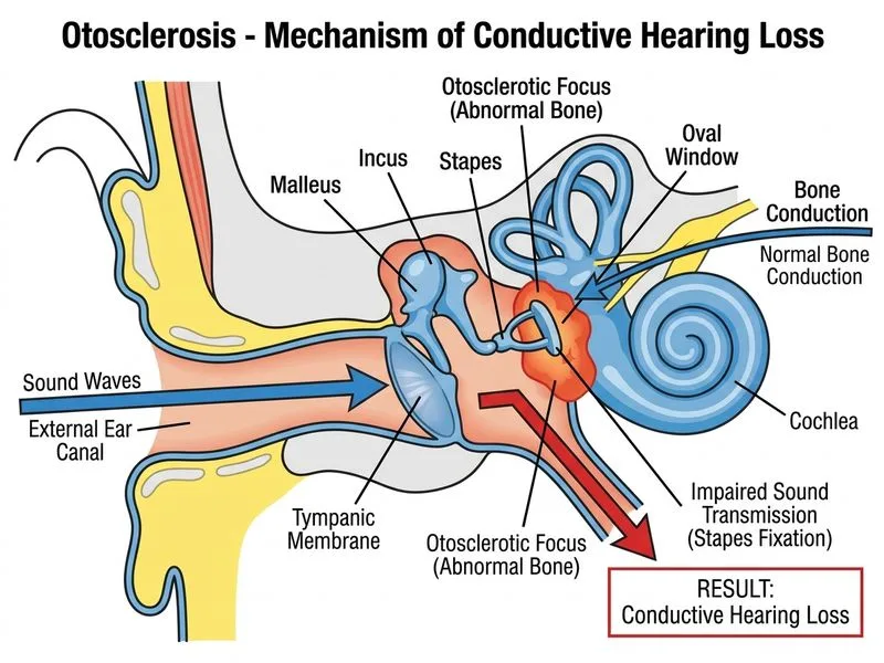 Otosclerosis diagram