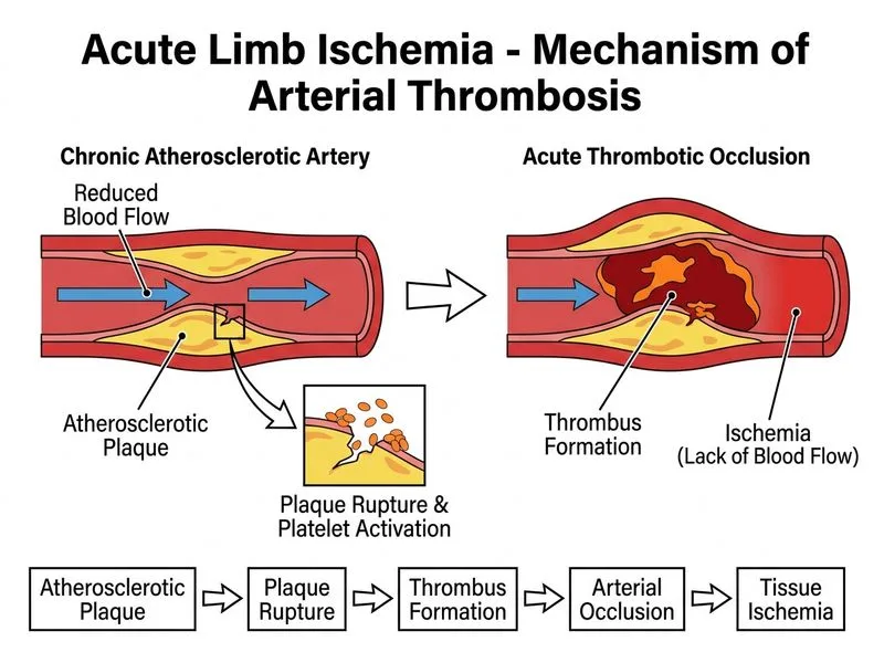 Acute Limb Ischemia diagram