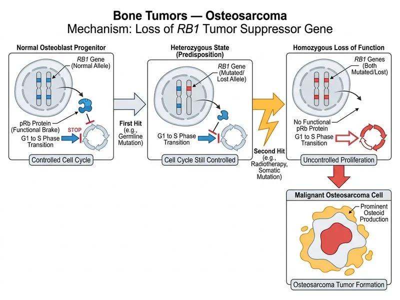 Bone Tumors — Osteosarcoma diagram