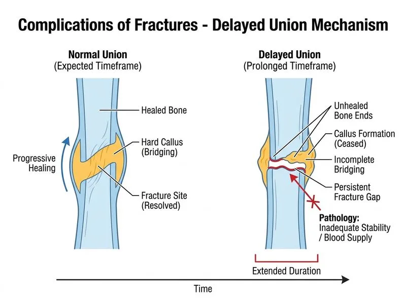 Complications of Fractures diagram