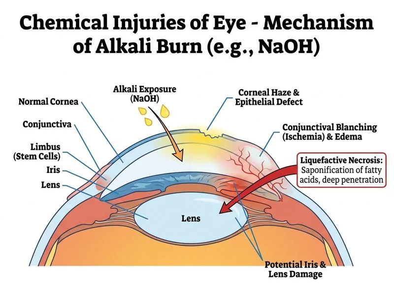 Chemical Injuries of Eye diagram