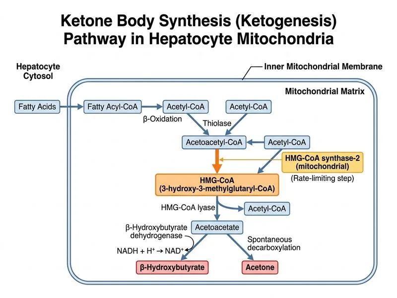 Ketone Body Metabolism diagram