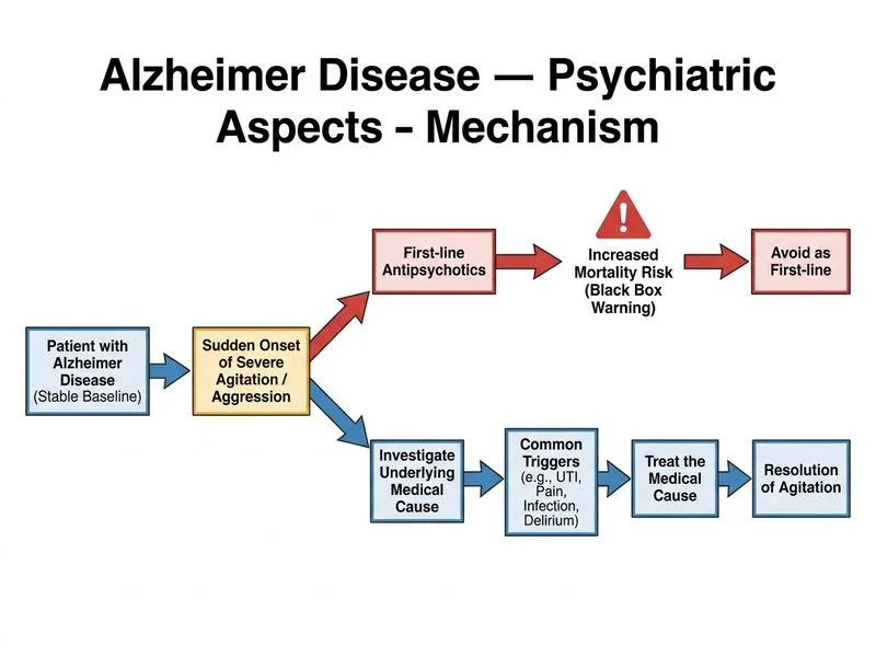 Alzheimer Disease — Psychiatric Aspects diagram