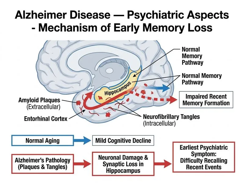 Alzheimer Disease — Psychiatric Aspects diagram