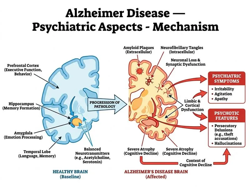 Alzheimer Disease — Psychiatric Aspects diagram
